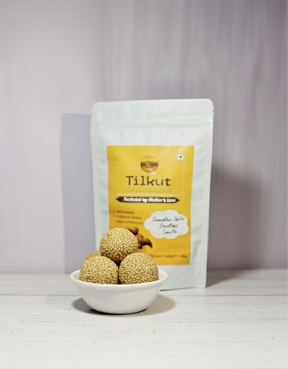 khoya Tilkut (Til ladoo)