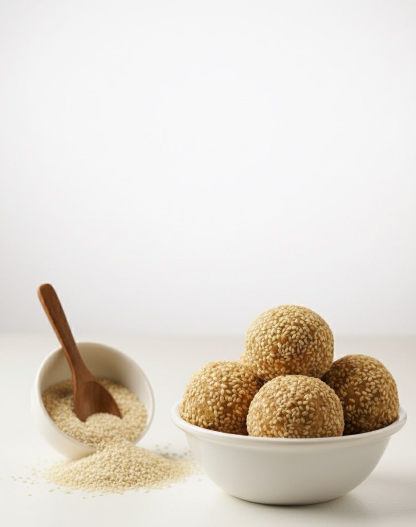 khoya Tilkut (Til ladoo)